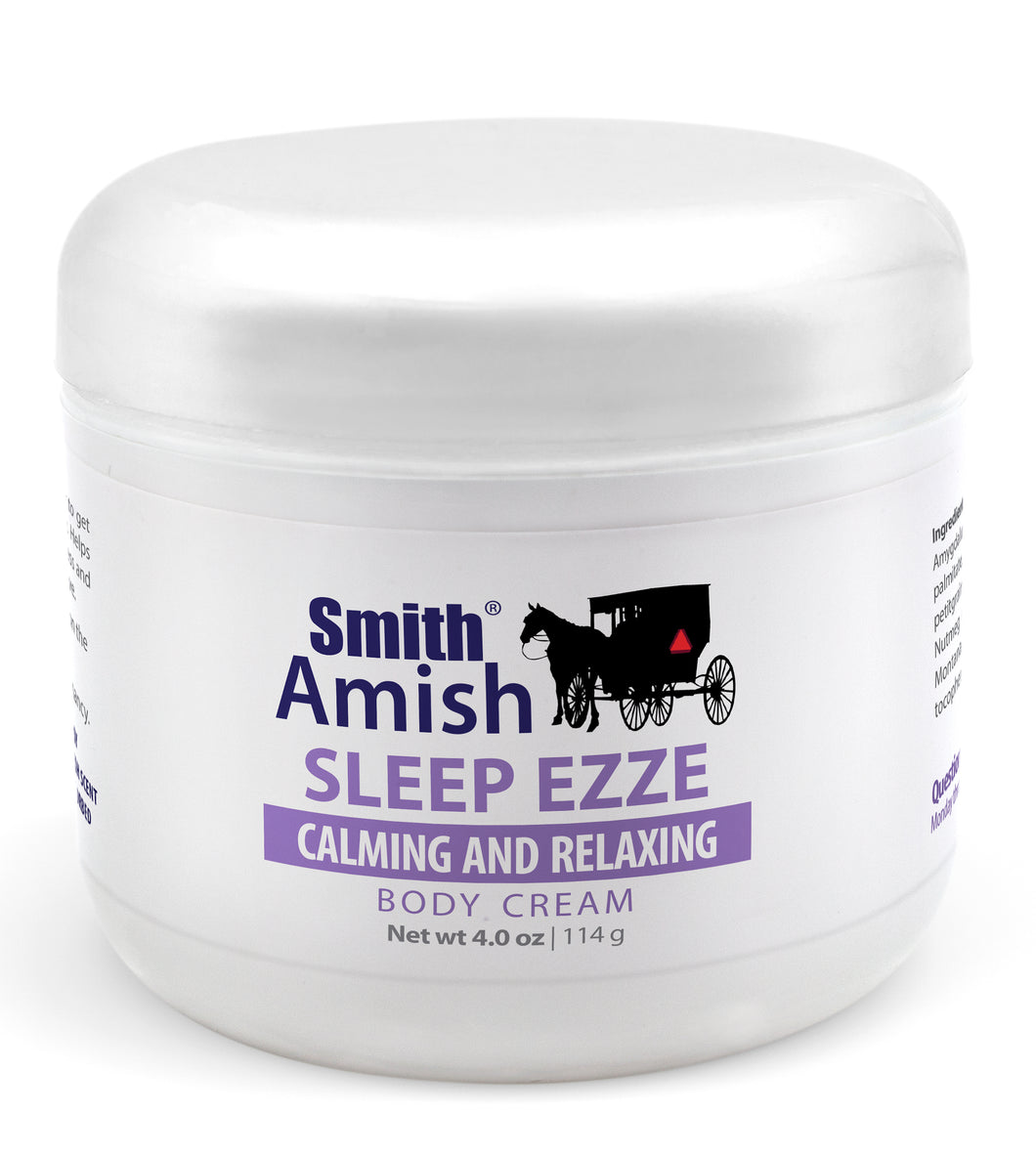 Smith Amish Sleep Ezze Body Cream 4 oz jar.