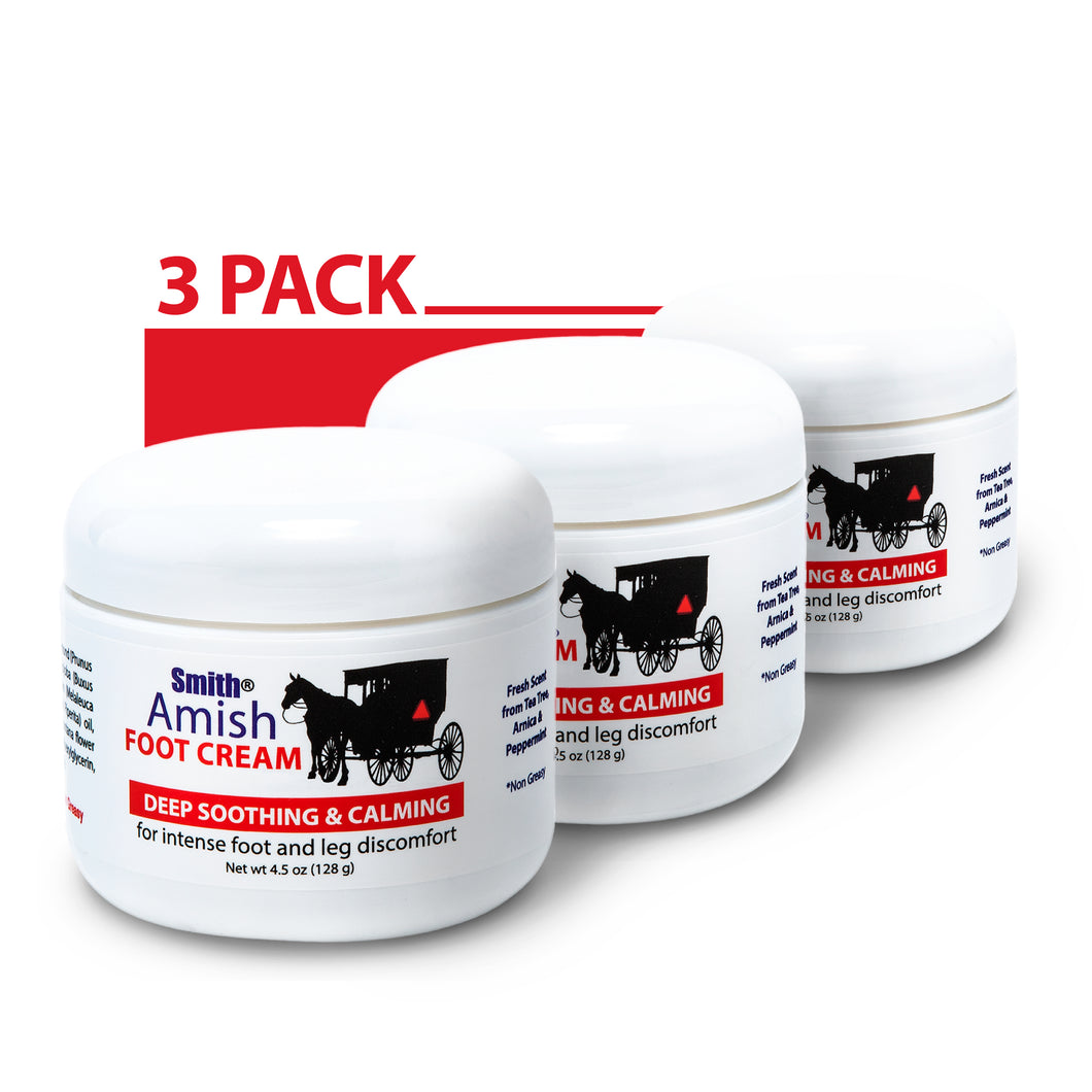 3 Pack Smith Amish® Foot Cream